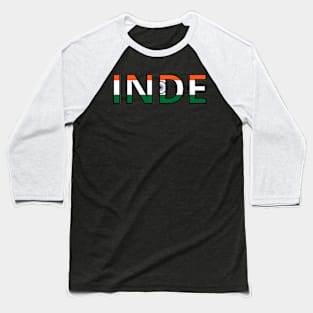 Drapeau Inde Baseball T-Shirt